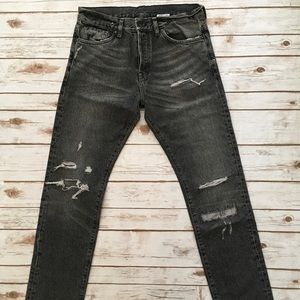 H&M Black distressed jeans
